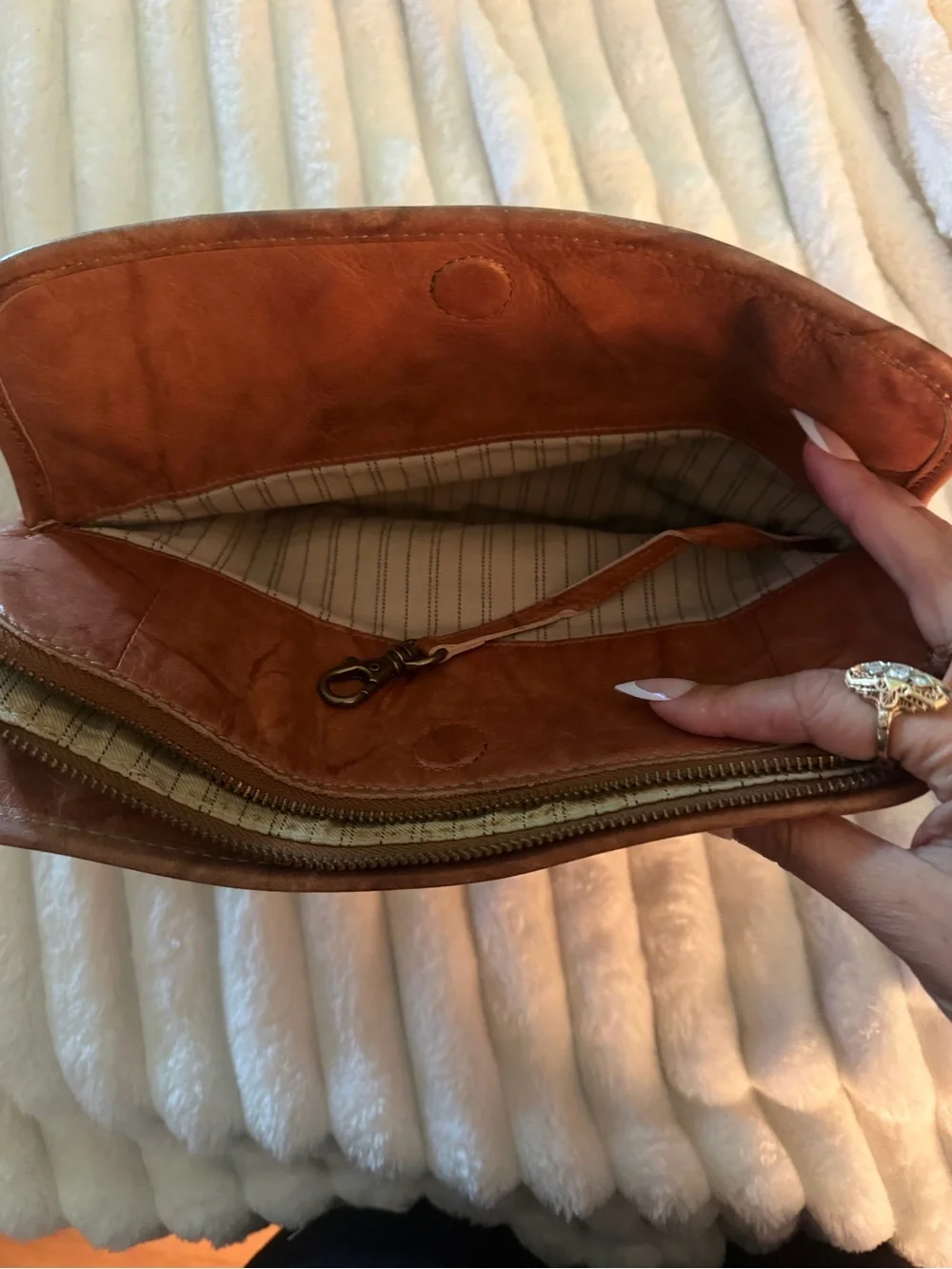 Frye Campus Clutch
